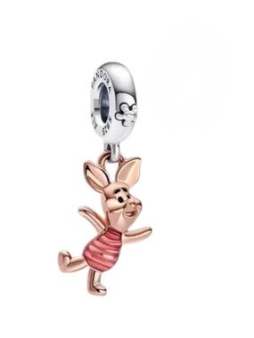 Pandora Rose Gold & Pink Piglet Dangle Charm